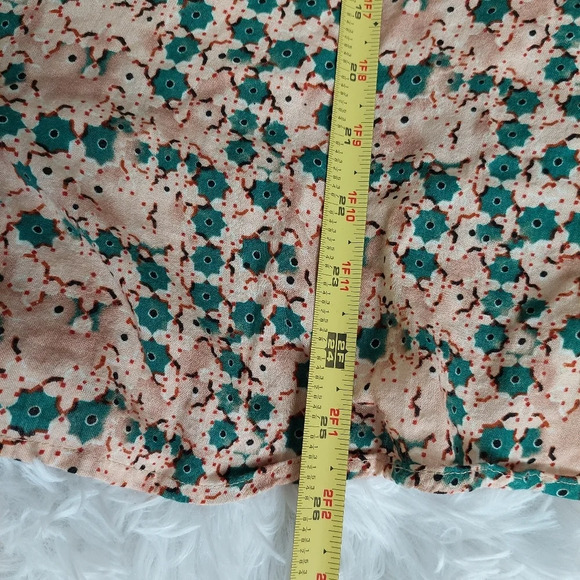 Papermoon Bell Sleeve Floral Boho Mini Dress Size Small - Picture 8 of 8